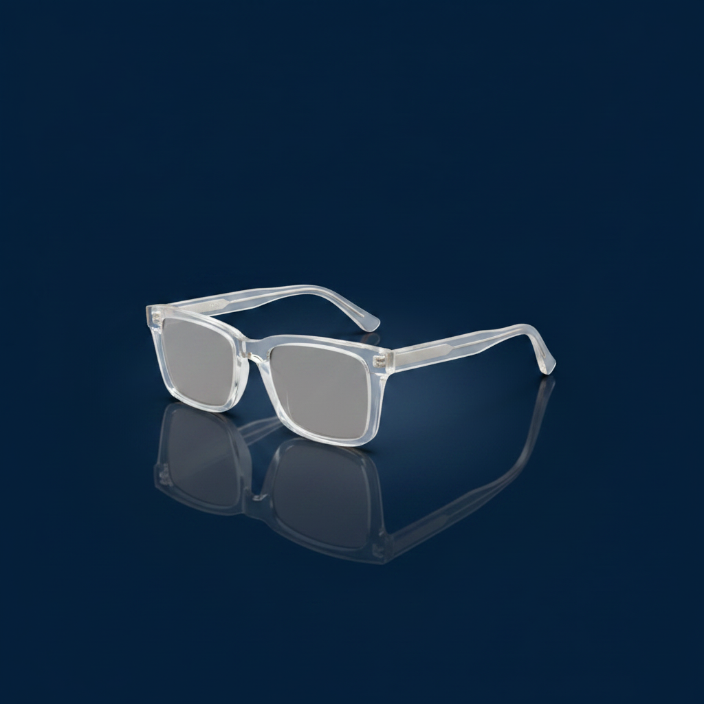 Light Grey Rectangle Sunglasses UV400 Cellulose Propionate – The Gold Edit | SimKap Jewellery