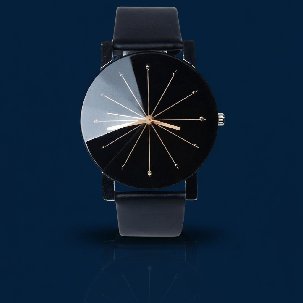 Convex Meridian Quartz Watch – Navy Editorial