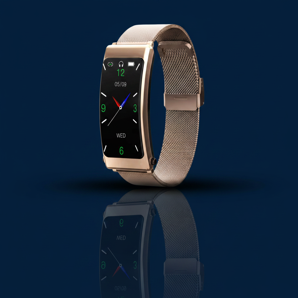 Gold Smart Bracelet Mirror Shadow