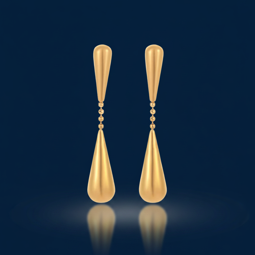 Larme Teardrop Earrings – The Gold Edit | SimKap Jewellery