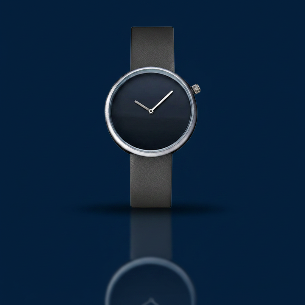 Minimalist Unisex Watch – Navy Editorial