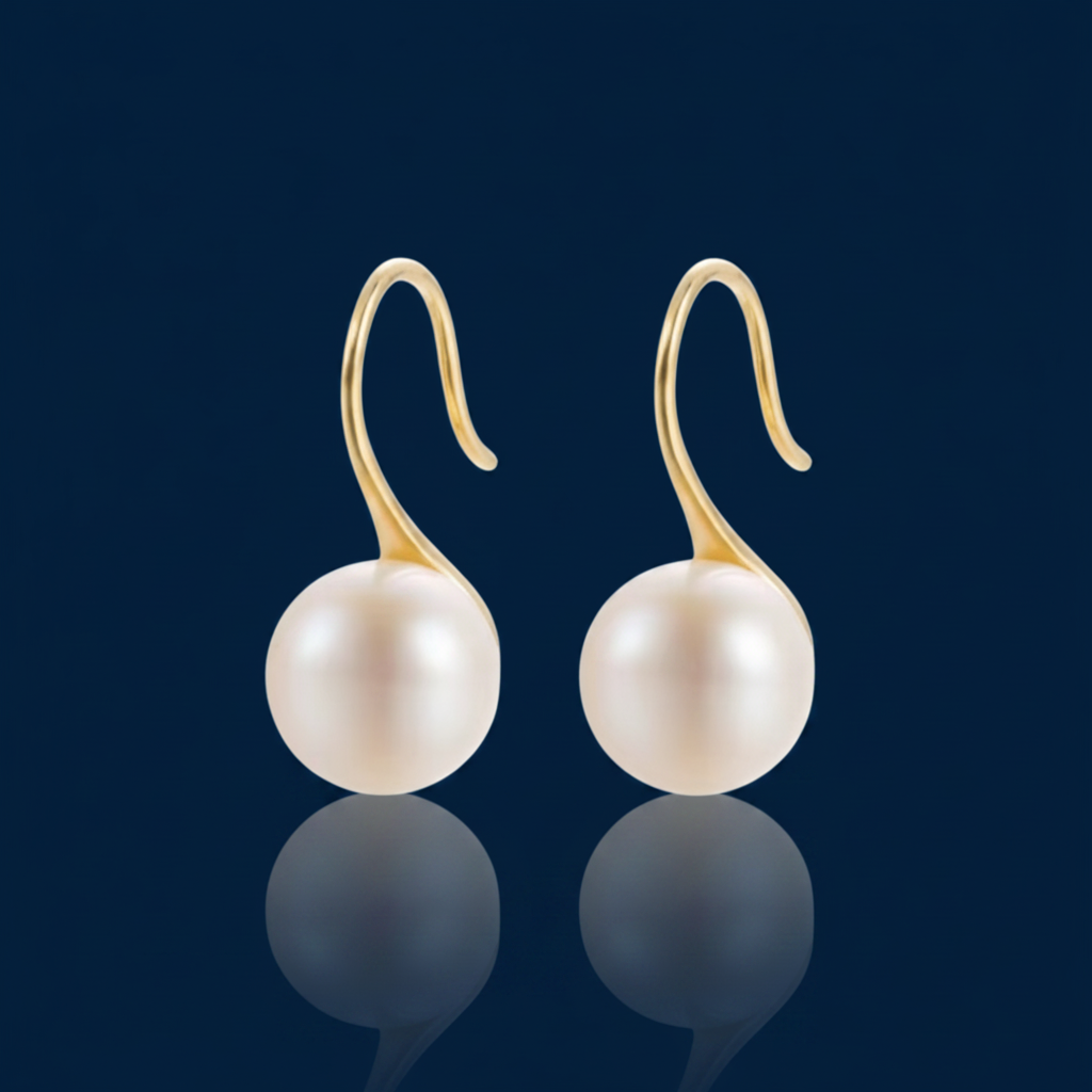 Perle Pearl Drop Earrings – The Gold Edit | SimKap Jewellery