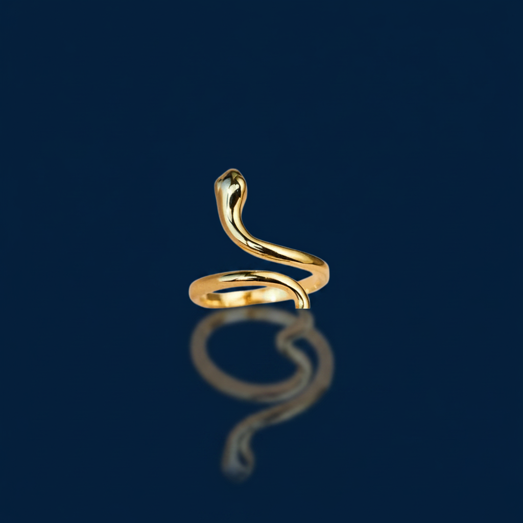 Snake Ring – Shadow & Mirror