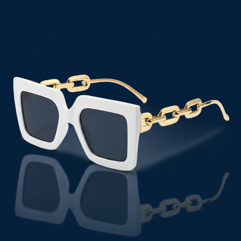 Square Chain Sunglasses – The Gold Edit | SimKap Jewellery