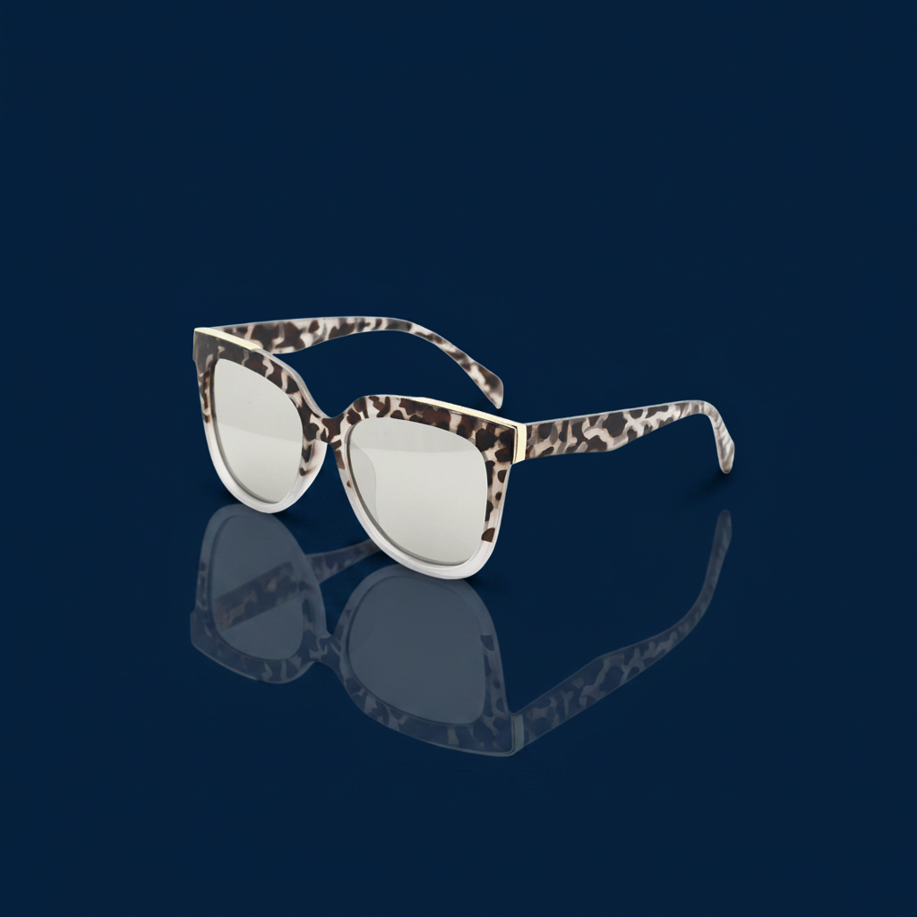 Tortoiseshell Square Sunglasses UV400 – The Gold Edit | SimKap Jewellery